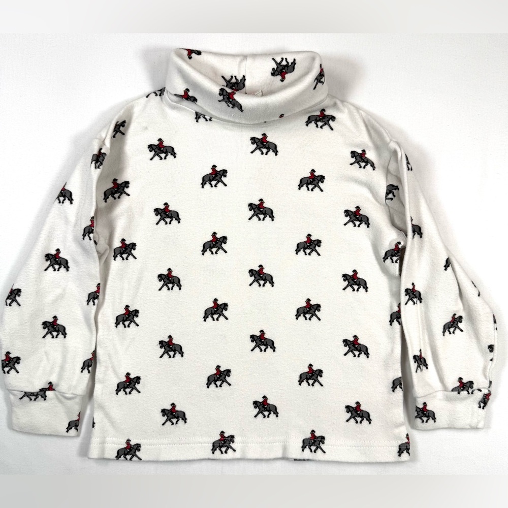 VINTAGE HARTSTRINGS Girls Equestrian Horse Rider Turtleneck 6 English‎ Dressage